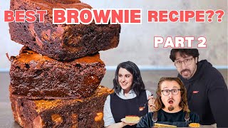 Rating the Most Popular BROWNIE Recipes PART 2 | Claire Saffitz | Joshua Weissman | Adam Ragusea