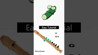 Kolomiyka 2 0   Recorder Flute Tutorial Easy Tutorial #Shorts