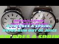 Does a Grand Seiko Spring Drive slow down when it&#39;s almost out of power? Subtitled