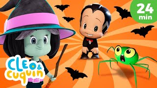 Especial Dia das Bruxas 🎃👻 Halloween com Cleo y Cuquin - Desenhos para crianças