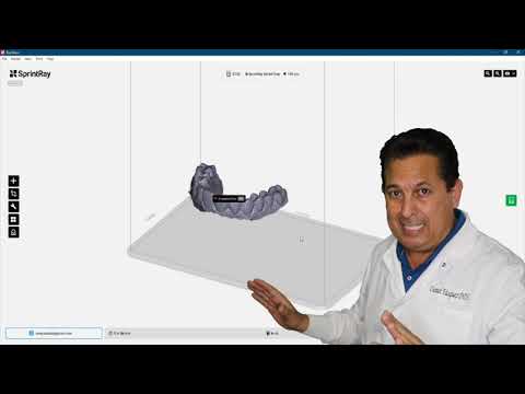 SprintRay 2.0 software installation for MoonRay S100 by Dr. Daniel Vasquez.