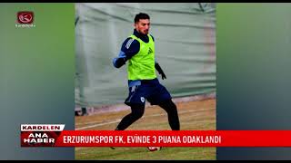 Erzurumspor Fk, Evi̇nde 3 Puana Odaklandi