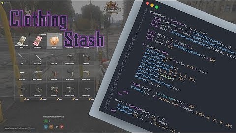 Clothing Stash | FiveM GTA 5