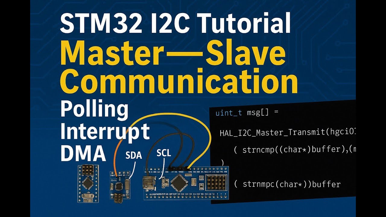I2C Protocol in embedded systems | Part 2 - YouTube