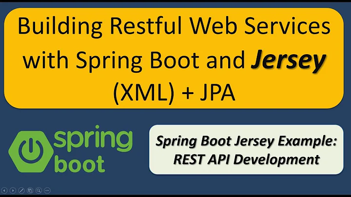 Spring Boot - Building Restful Web Services With Jersey (XML) + JPA | Spring Boot Jersey Example