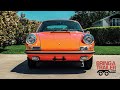 Driving a 1968 Porsche 911 in outstanding condition