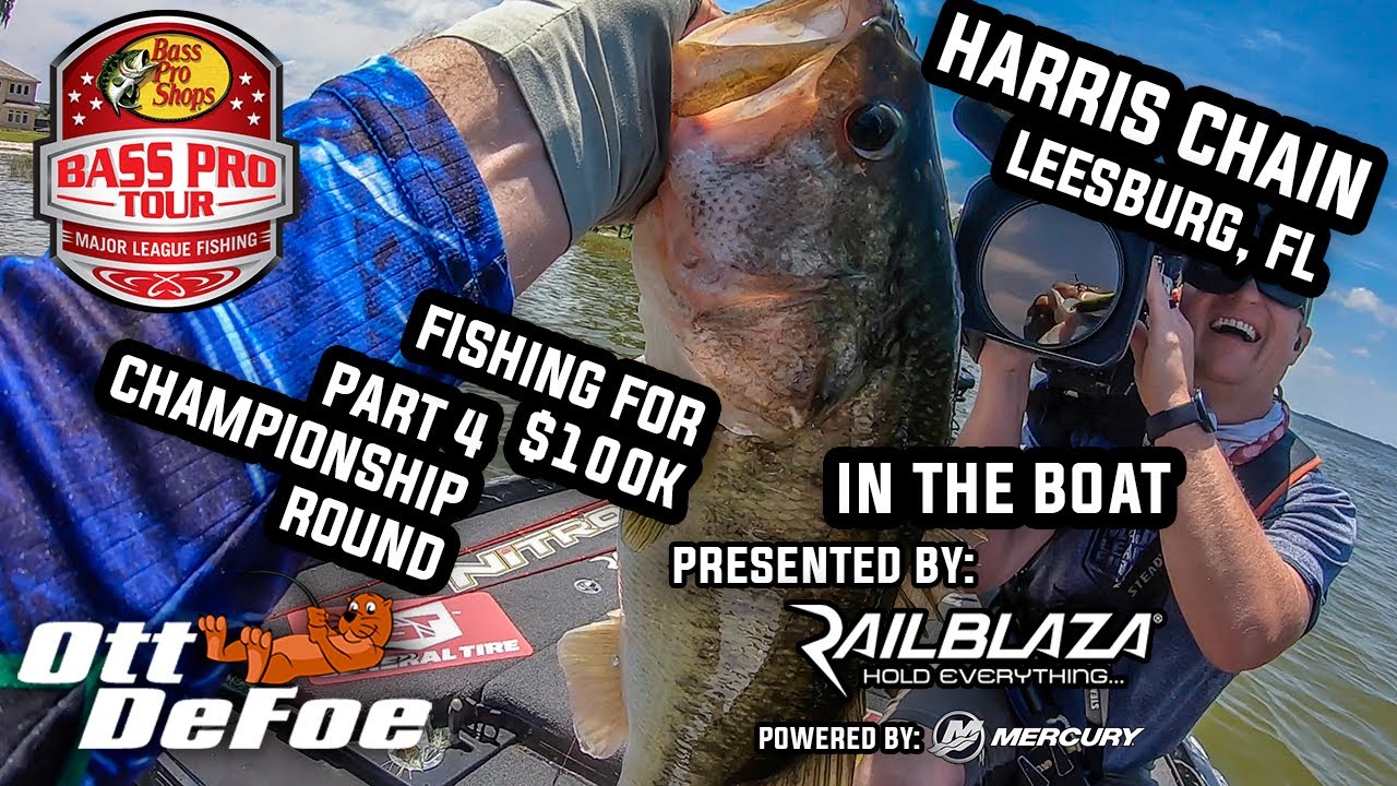 In the Boat  Bass Pro Tour Harris Chain (Part 4 of 4) Championship round!  Presented by @RAILBLAZA 