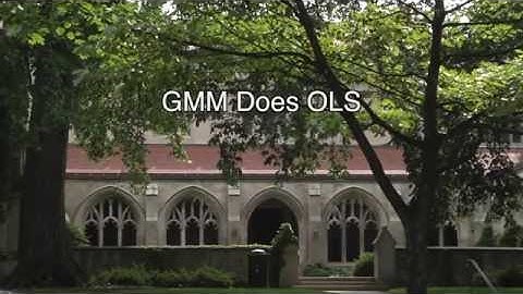 7.5 GMM Does OLS
