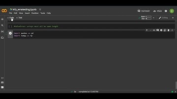 ValueErrorarrays must all be same length Solution