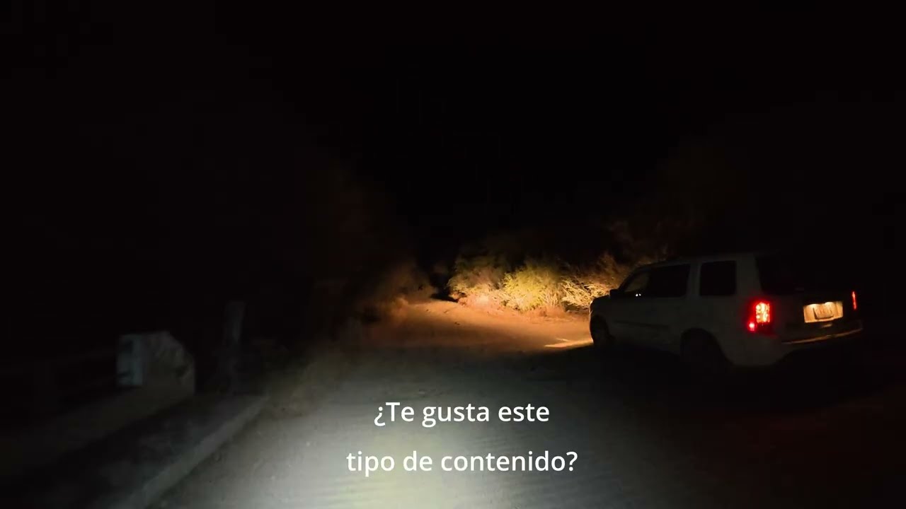 Exploré un puente de noche en una comunidad rural de Linares NL