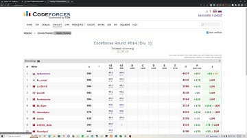 Codeforces Round #814 (Div. 1) (51st)