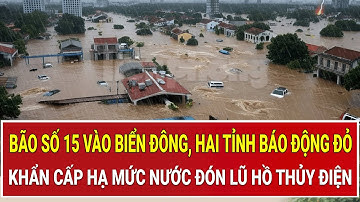 Trực tiếp: Bão số 15 vào Biển Đông, hai tỉnh lập tức báo động đỏ, khẩn cấp ứng phó lũ hồ thủy điện