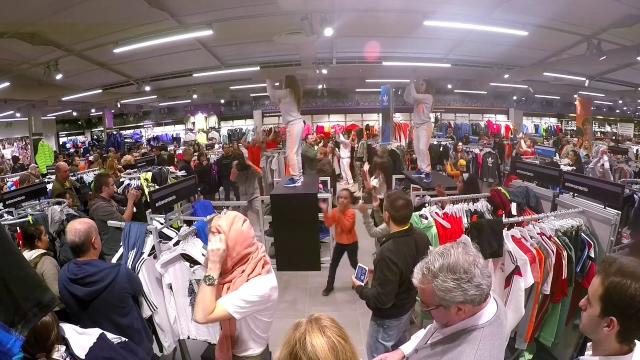 corazón perdido salario Leia FLASHMOB REINAUGURACIÓN OUTLET ADIDAS EN ALCORCÓN - YouTube