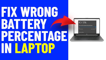 How To Fix Wrong Battery Percentage In Laptop (How To Solve Laptop Showing Wrong Battery Percentage)