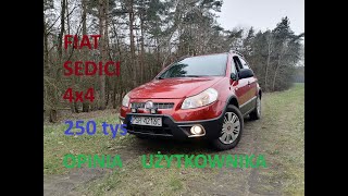 Fiat Sedici 4x4 250 tys. km opinia użytkownika