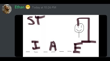 when you play hangman on discord