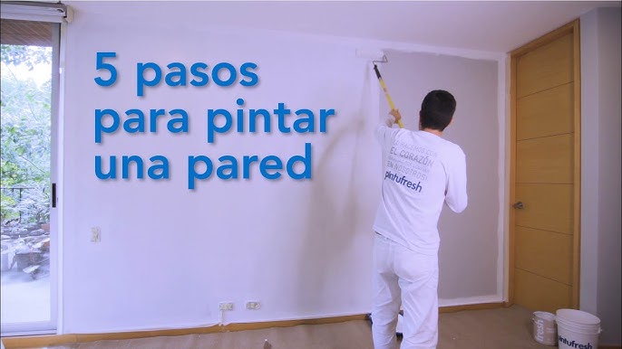 Cómo pintar las paredes con rodillo?