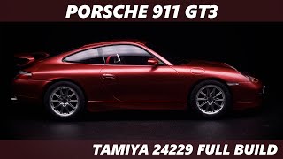 Porsche 911 Gt3 from Tamiya scale car 🏁full build 2⃣4⃣2⃣4⃣9⃣ 1/24 Step by step 🚀#scalemodel #tamiya