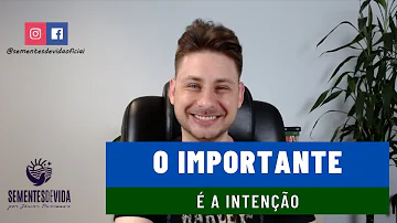 O que vale é a intenção?