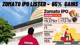 ZOMATO IPO LISTED EXPLAINED IN TAMIL