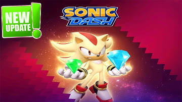 Sonic Dash - Unconquerable Super Shadow New Character Unlocked Fully Upgraded All 65 Characters Game