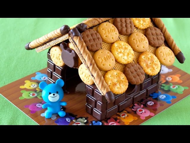 How to Make Bourbon Petit Bear Chocolate House ブルボン プチクマのお菓子のおうち | ochikeron