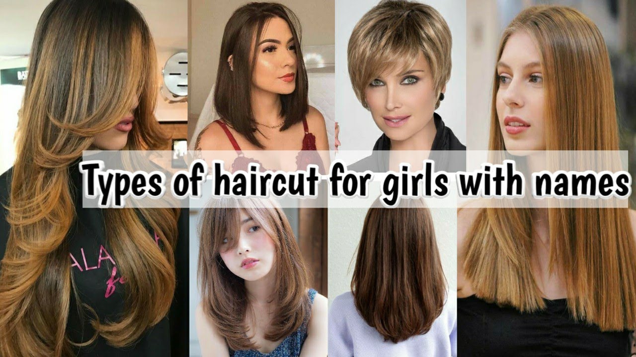 types of Haircut for girls with names  YouTube