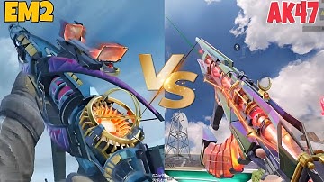 Mythic EM2 Vs Mythic AK-47 | Which One Best | Trailer & Gameplay Kill Effect + inspection And More!