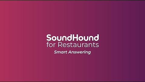 Demo: SoundHound for Restaurants Smart Answering — Never Miss a Call