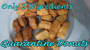 Quarantine 2 Ingredient Donuts *Super Easy*