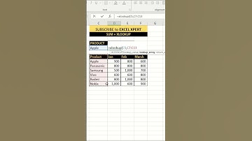 Excel SUM + XLOOKUP Tutorial  | Simplify Data Analysis #xlookup #excel