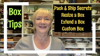 PACK to SHIP HACKS Resize Extend USPS Priority Box Custom Size Lidded Double Boxing FrankenBox