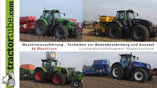 44 Techniken zur Bodenbearbeitung und Aussaat - LWK Niedersachsen - Vorführung v. 01.09.2016