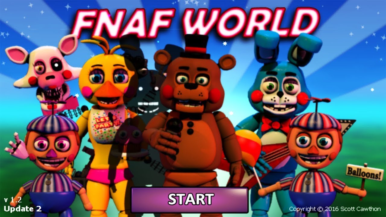 FNaF World: FNaF 2 Classic Toy Animatronics Complete! (Mod) 