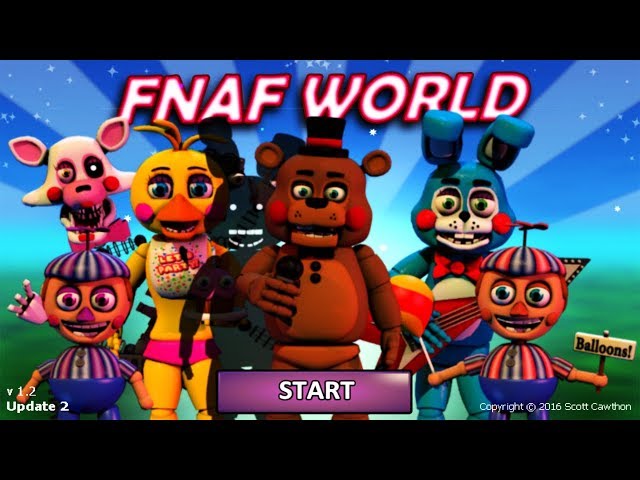 Fnaf World Update 2 The Real Scott Cawthon Gamejolt - Colaboratory