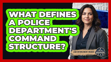 What Defines a Police Department