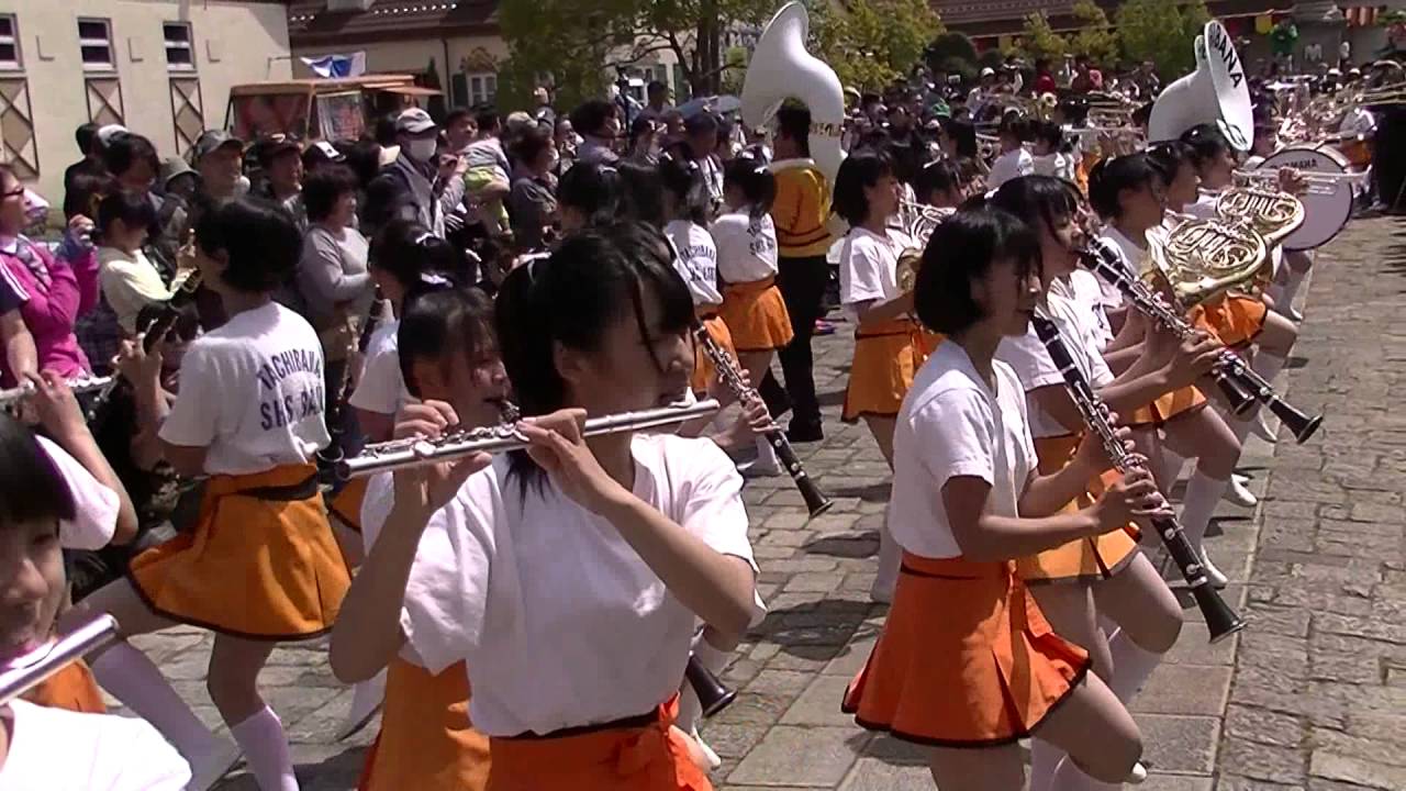 京都橘高等学校 吹奏楽部 フルート クラリネット Flute Clarinet ブルーメンパレード 16 Youtube