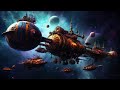 Space ambient music  space journey relaxation  flying in planets