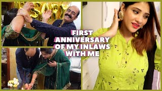 Saas sasur ki pheli Anniversary humne celebrate ki || surprise