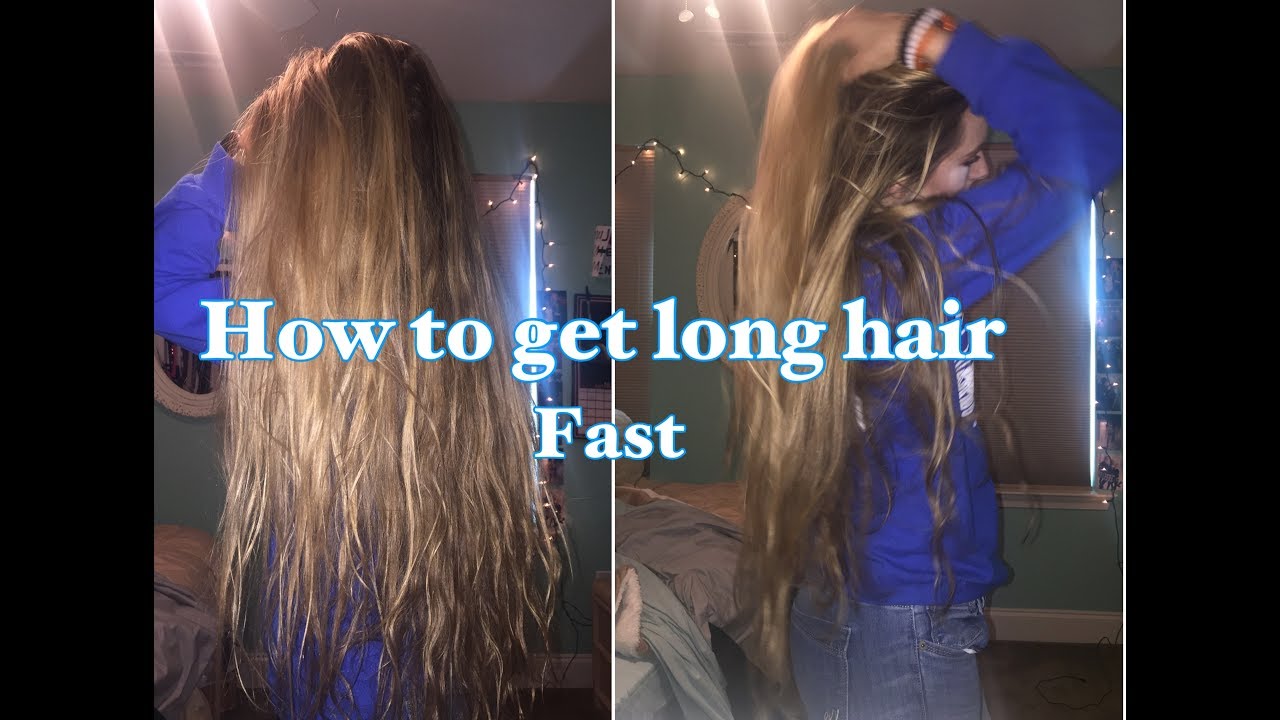 How to get long hair/ hair care routine - YouTube