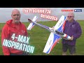 4max inspiration f3a 50e  precision aerobatic rc aeroplane  essential rc flight test