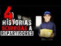 4 ESPELUZNANTES Historias vividas por REPARTIDORES │ COLABORACIÓN ESPECIAL │ Relatos De Horror