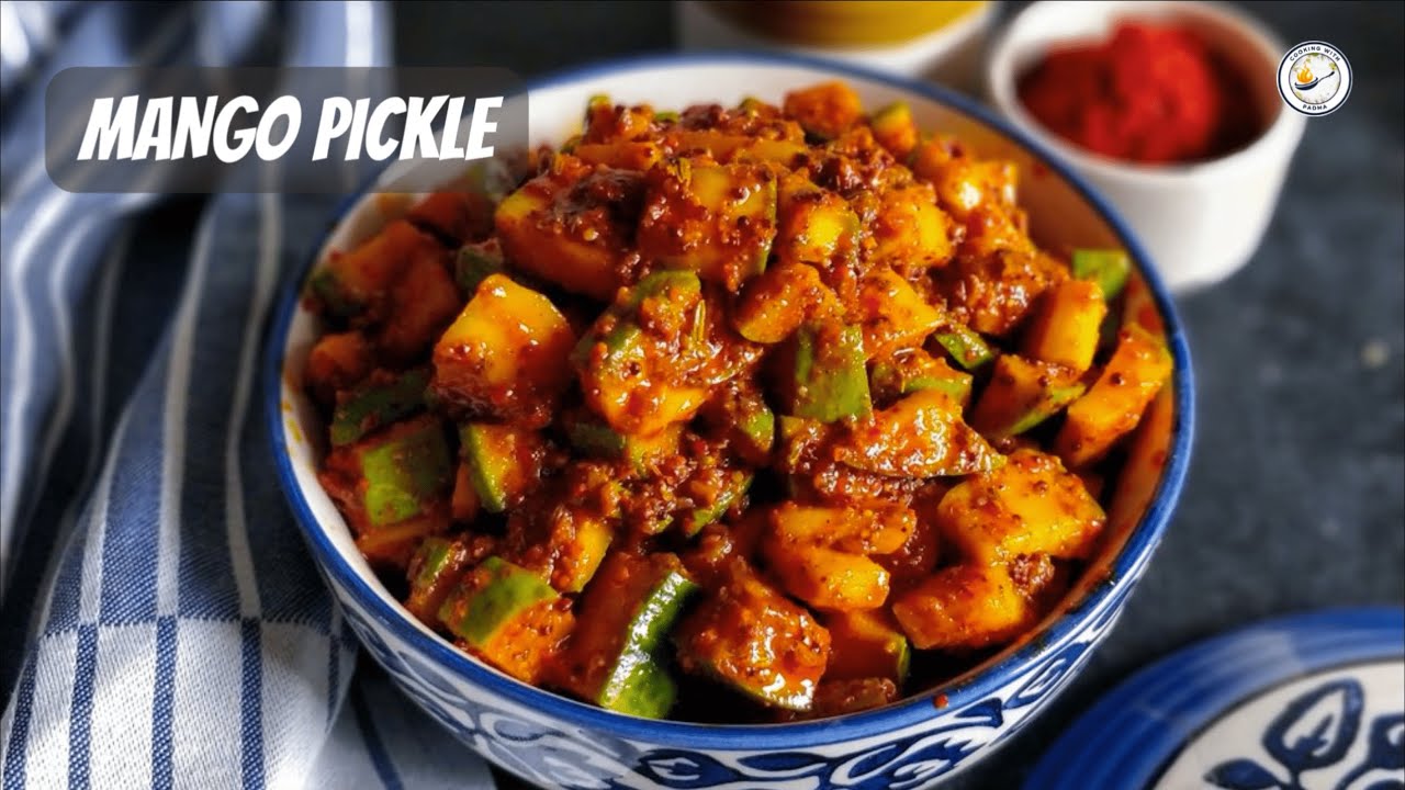 Traditional Mango Pickle | Andhra Avakkai Recipe | Homemade Aavakaaya ...