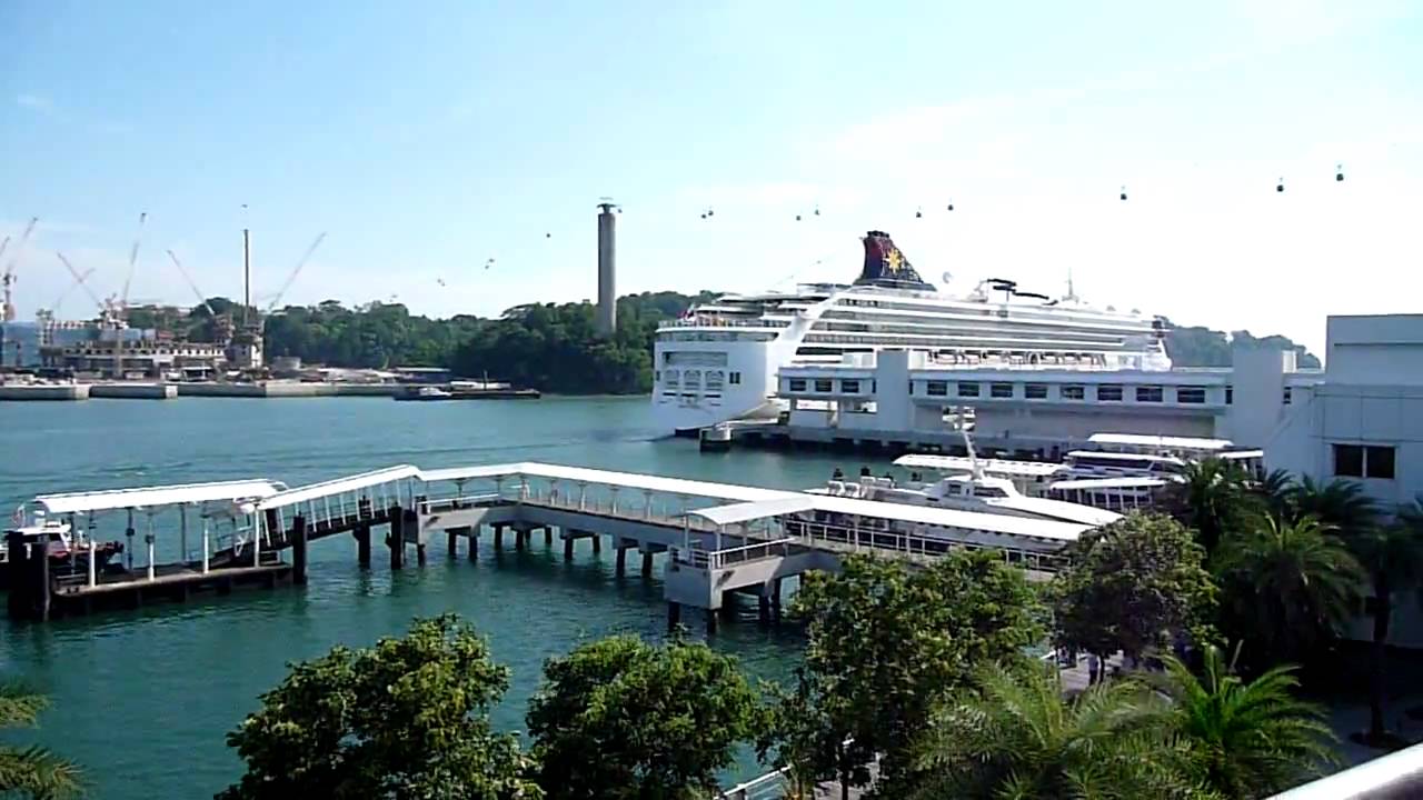 Singapore .. a view of the Harbour Front in HD