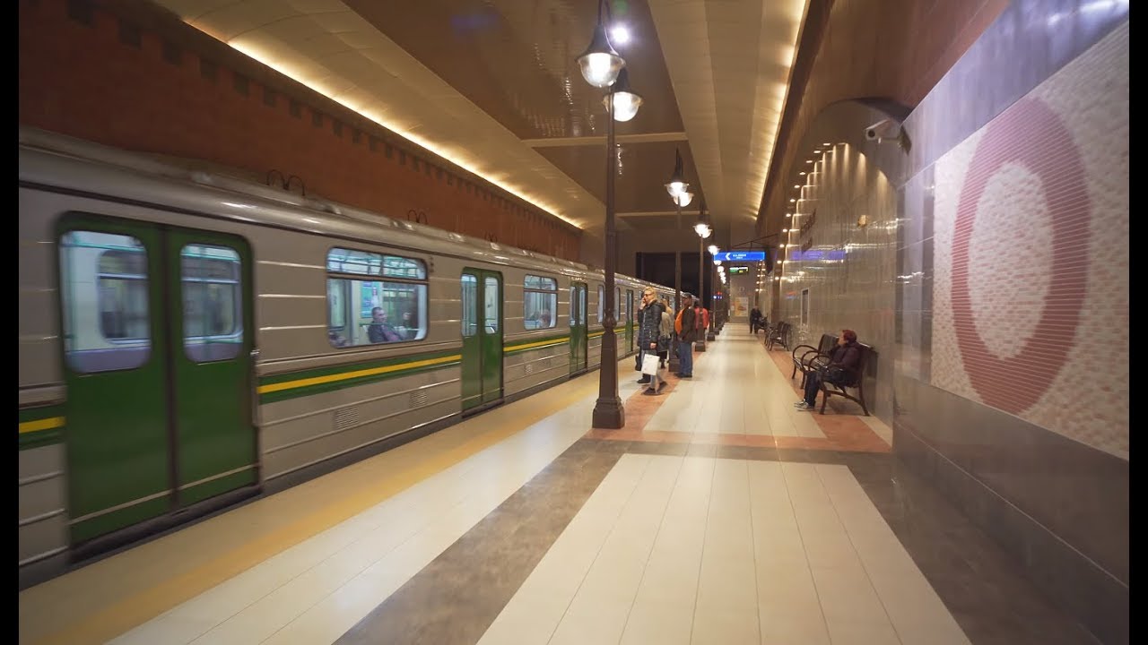 Bulgaria, Sofia, Metro ride from Лъвов мост to Станция Централна ЖП Гара