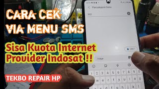 Cara Cek Kuota Indosat Ooredoo Dengan SMS