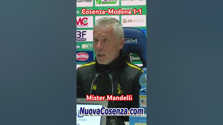 Cosenza-Modena 1-1, Mandelli short #cosenzacalcio #seriebkt #shorts