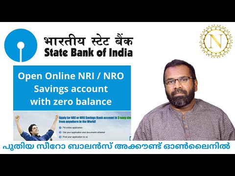 Open Zero Balance NRI / NRO Savings Accounts Online | SBI