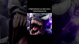 Alien Vs T-rex fight #shorts #movie