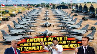 GENTARKAN DUNIA !! PRANCIS BERHASIL MEDARATKAN 42 UNIT JET TEMPUR RAFALE DI INDONESIA